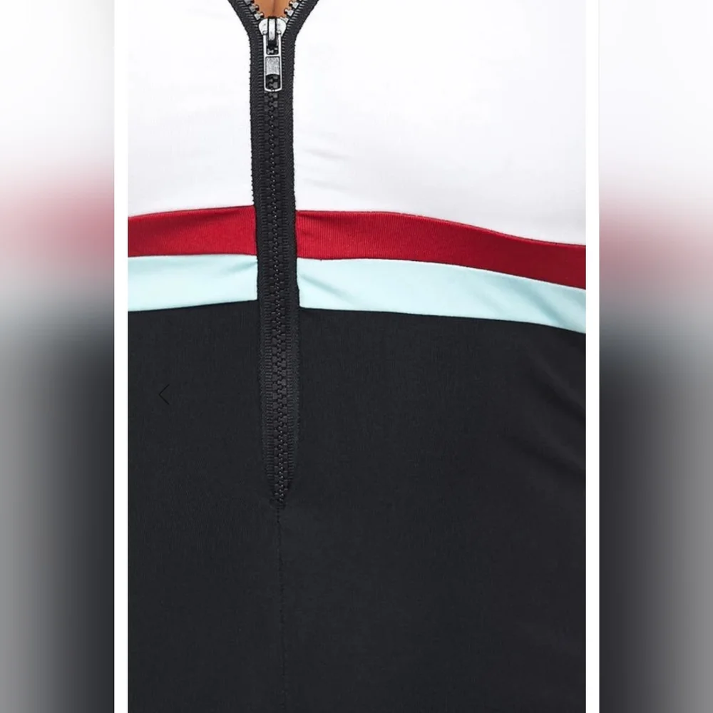 NWOT ... Short Sleeve Checkered Racing Jumpsuit - Black - Picture 7 of 10